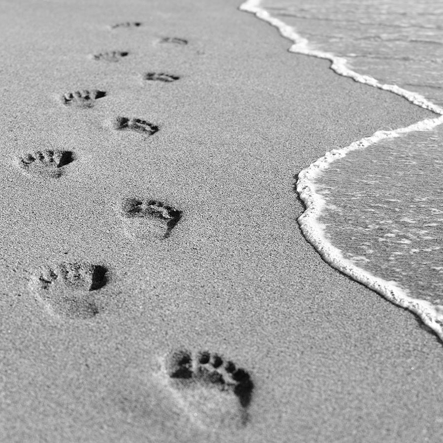 Spuren im Sand